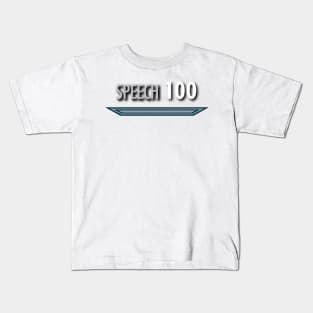 Speech Skyrim style skill Kids T-Shirt